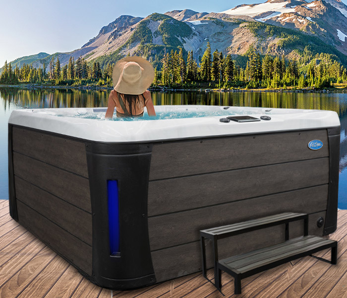 Calspas hot tub being used in a family setting - hot tubs spas for sale Carson